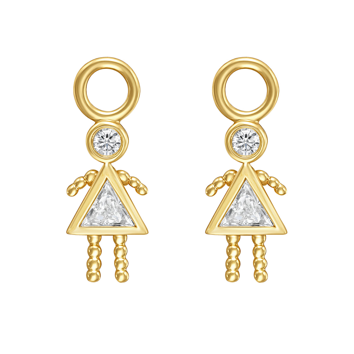 Girl Diamond Ear Charm