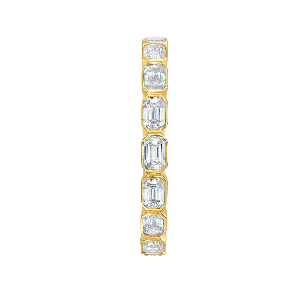 Emerald Cut Diamond Eternity Ring