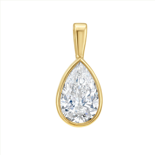 Pear Diamond Pendant