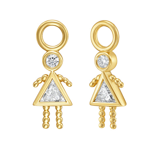 Girl Diamond Ear Charm