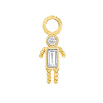 Boy Diamond Ear Charm