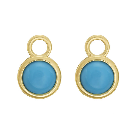 Turquoise Cabochon Ear Charm