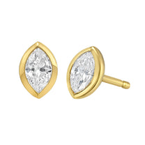 Marquise Diamond Studs