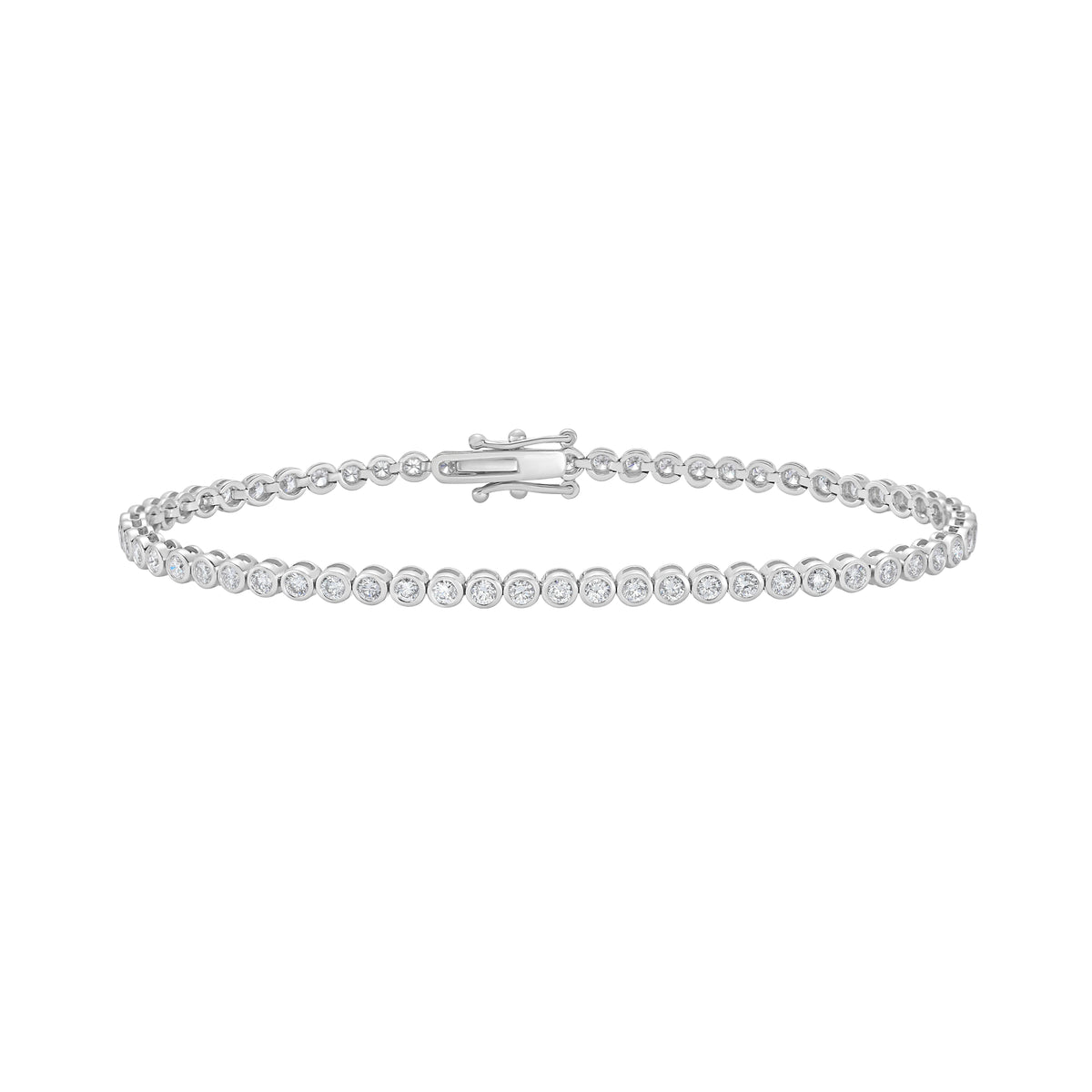 Diamond Tennis Bracelet – White Gold