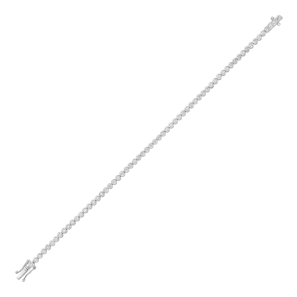 Diamond Tennis Bracelet – White Gold