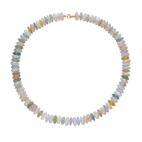 Multi Aqua Bead Necklace