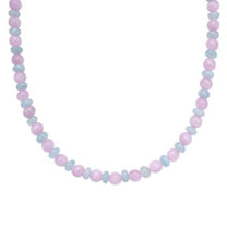 Aqua & Kunzite Bead Necklace