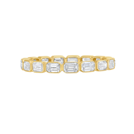 Emerald Cut Diamond Eternity Ring