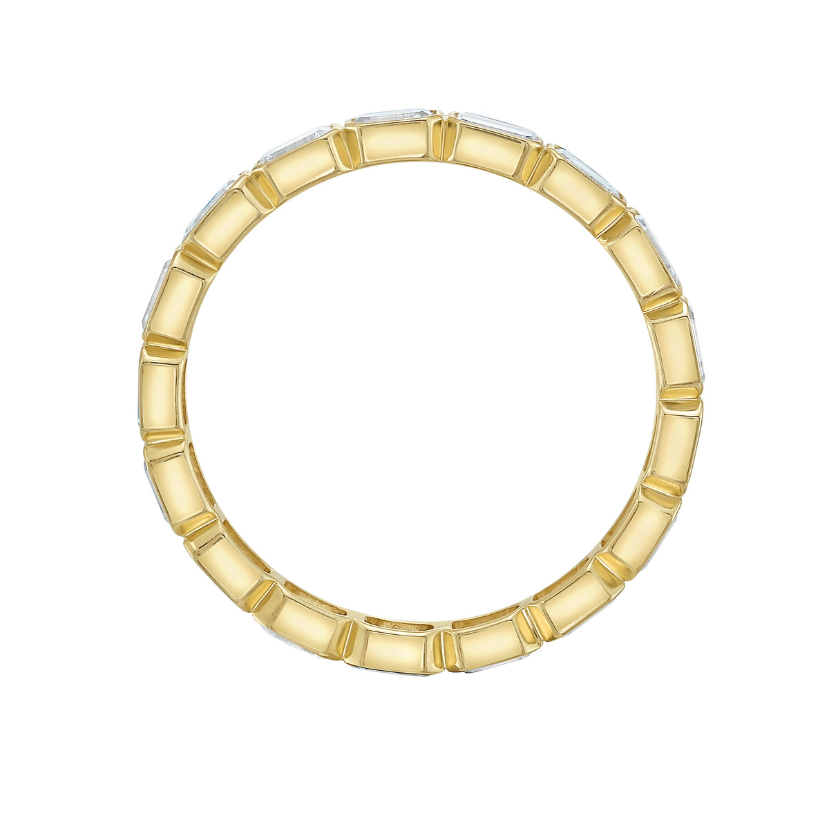 Emerald Cut Diamond Eternity Ring