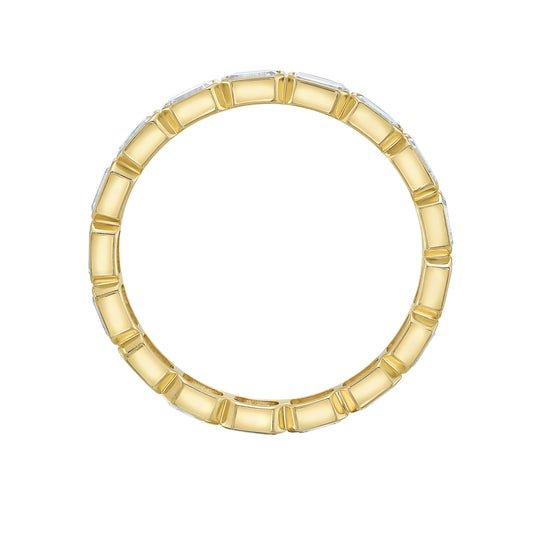 Emerald Cut Diamond Eternity Ring