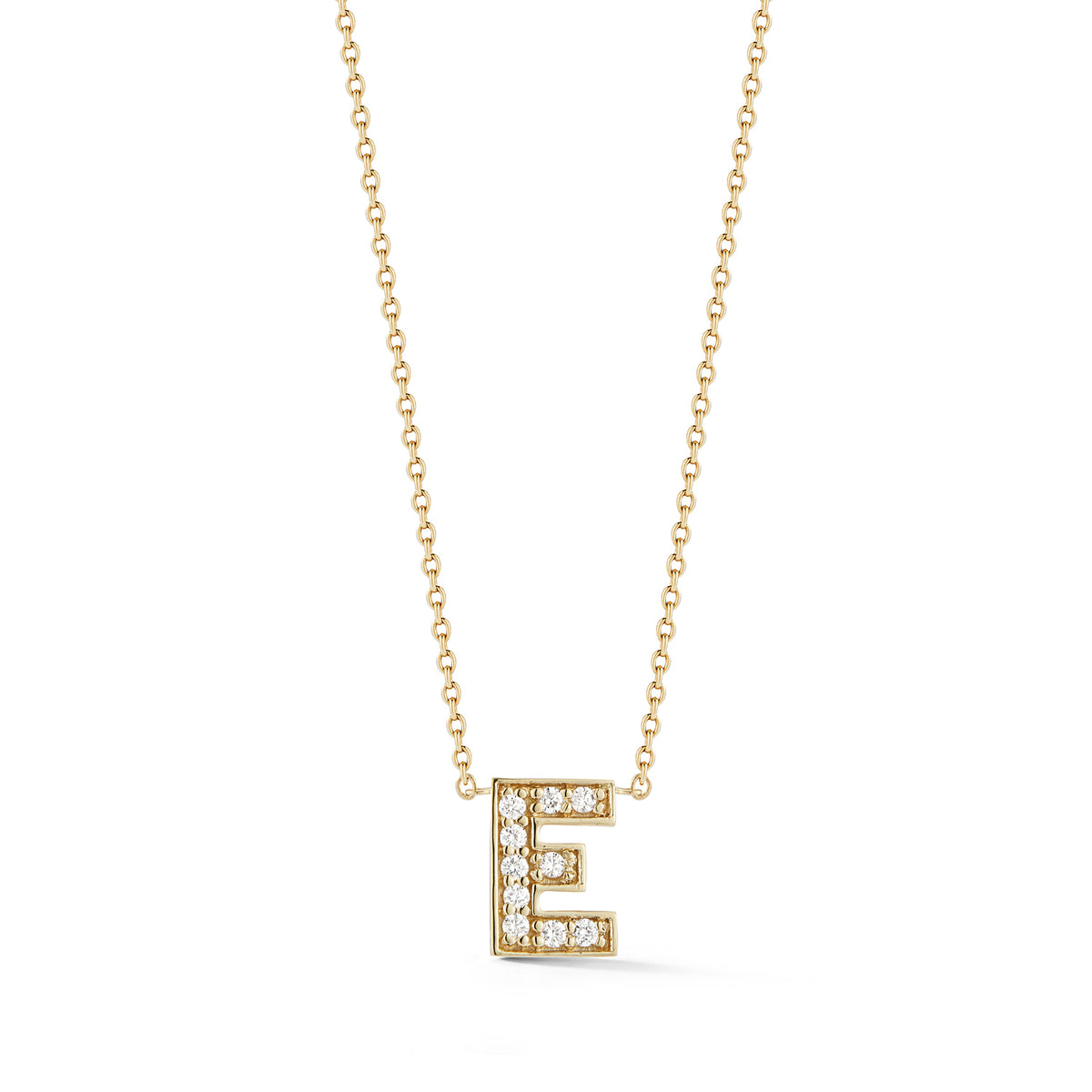 Diamond Initial Necklace