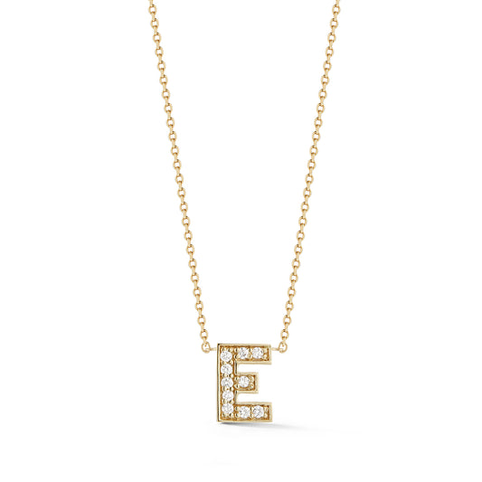 Diamond Initial Necklace