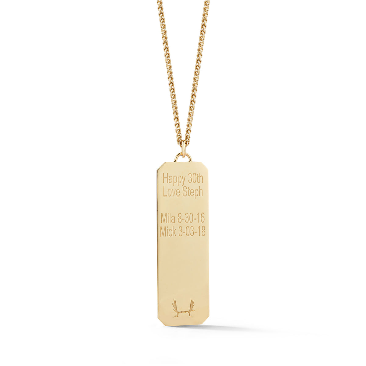 "Nugget" Large Moose Tag