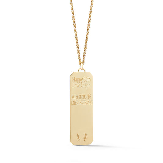 "Nugget" Large Moose Tag