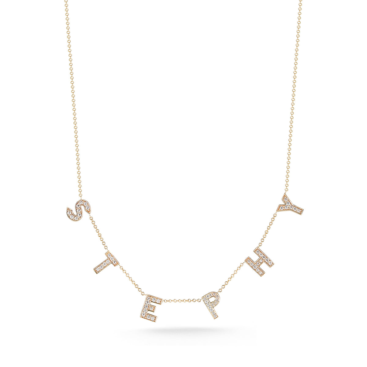 "Custom" Diamond Multi Initial Necklace – "Jennie"