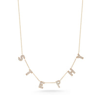 "Custom" Diamond Multi Initial Necklace – "Jennie"