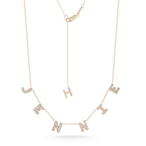 "Custom" Diamond Multi Initial Necklace – "Jennie"