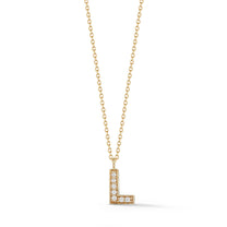 Diamond Initial Necklace