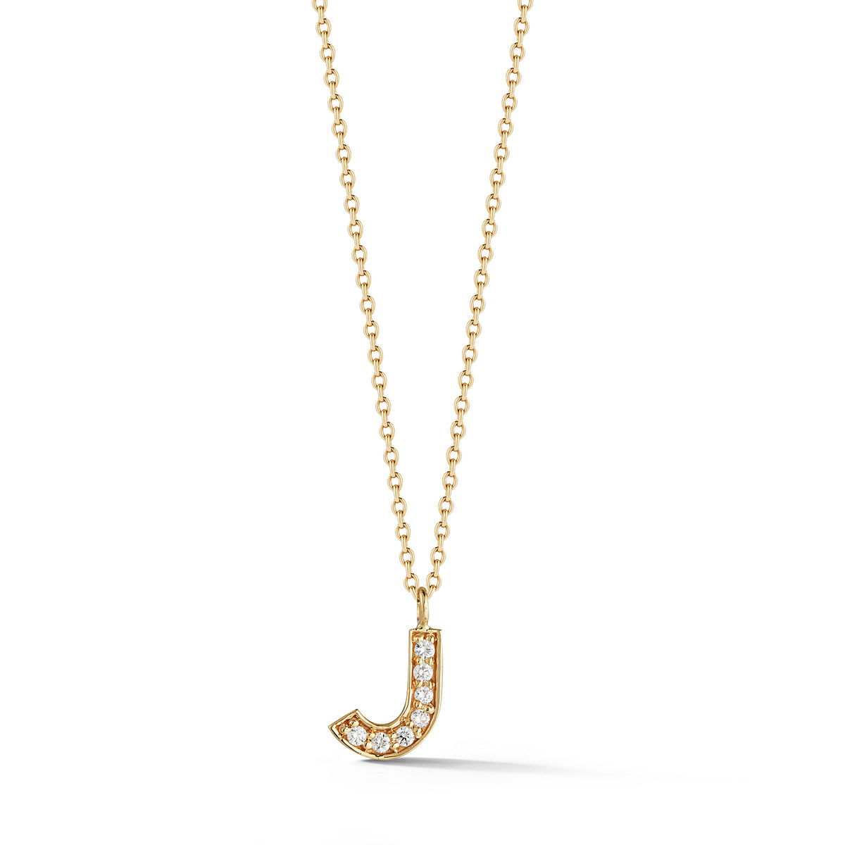 Diamond Initial Necklace