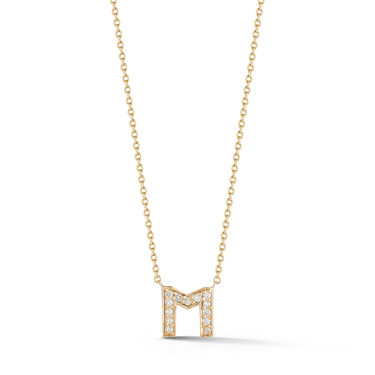 Diamond Initial Necklace