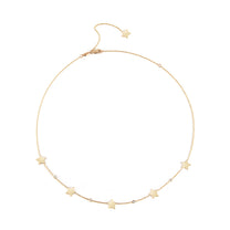 5 Star with Diamond Bezel Necklace