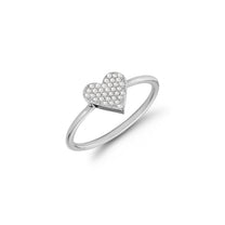 Mini Diamond Heart Ring