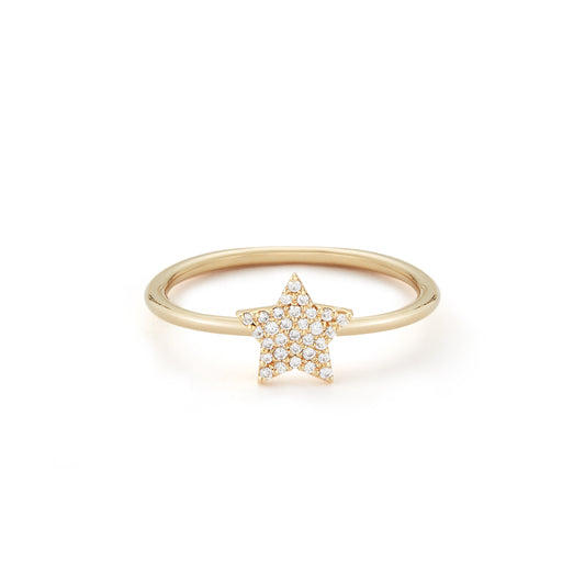 Mini Diamond Star Ring