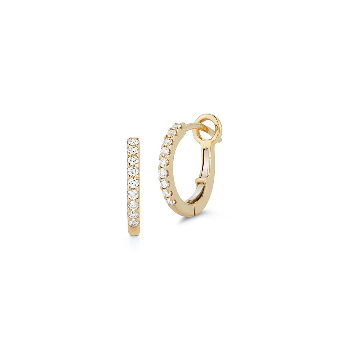 Diamond Gold Huggies