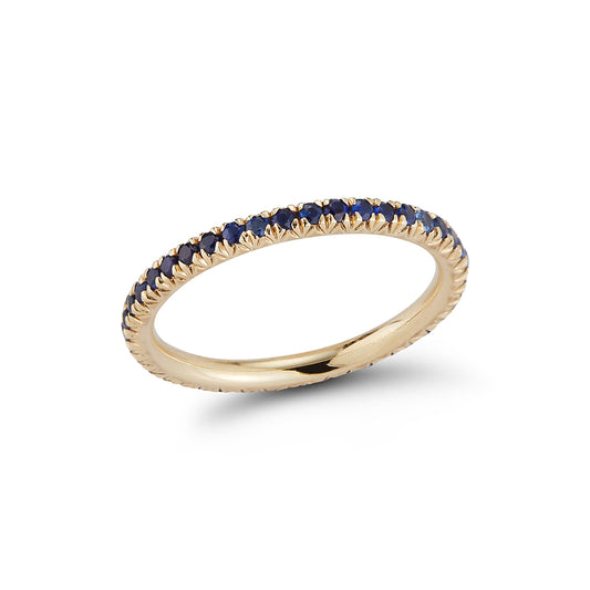 Blue Sapphire "Forever" Ring