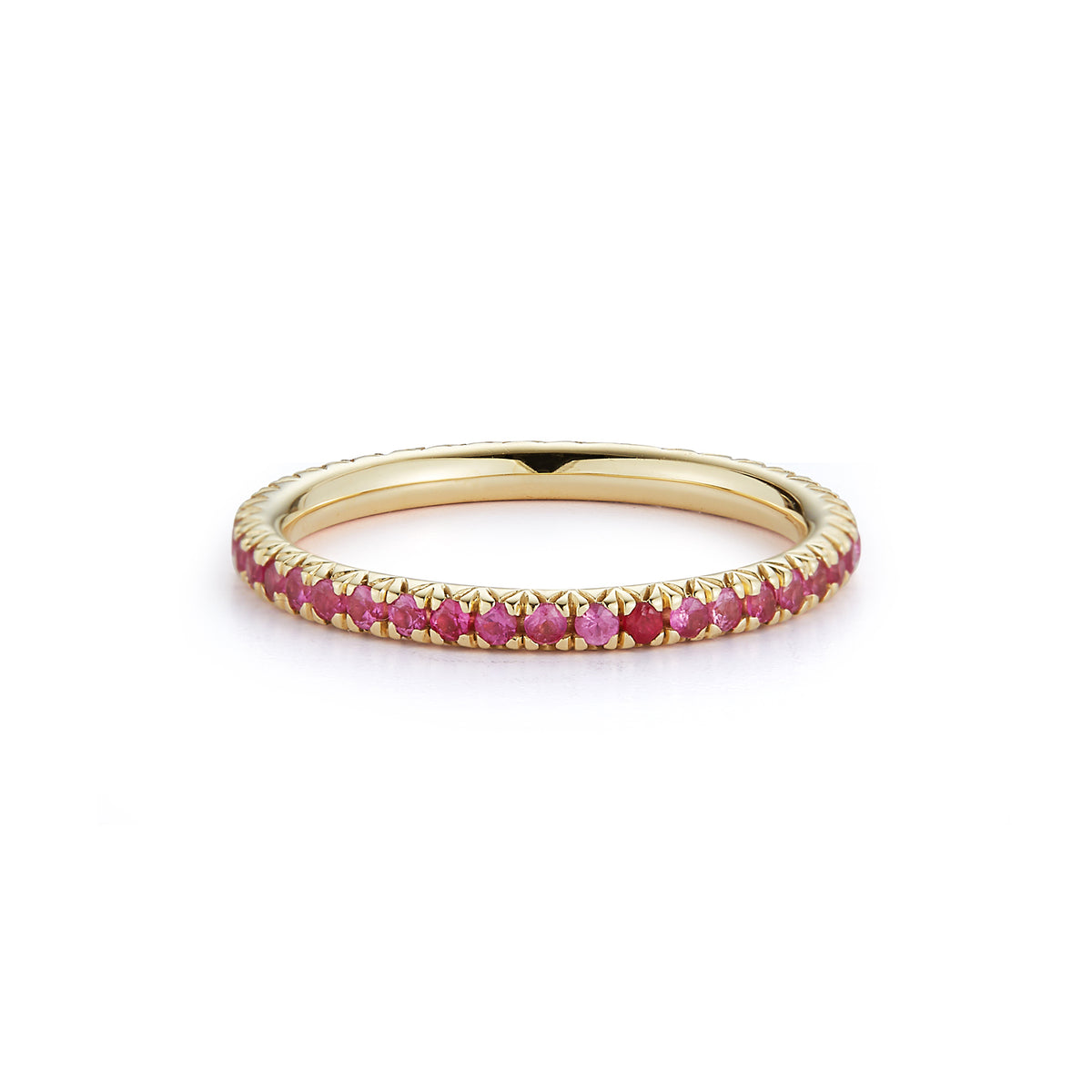 Pink Sapphire "Forever" Ring