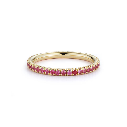 Pink Sapphire "Forever" Ring