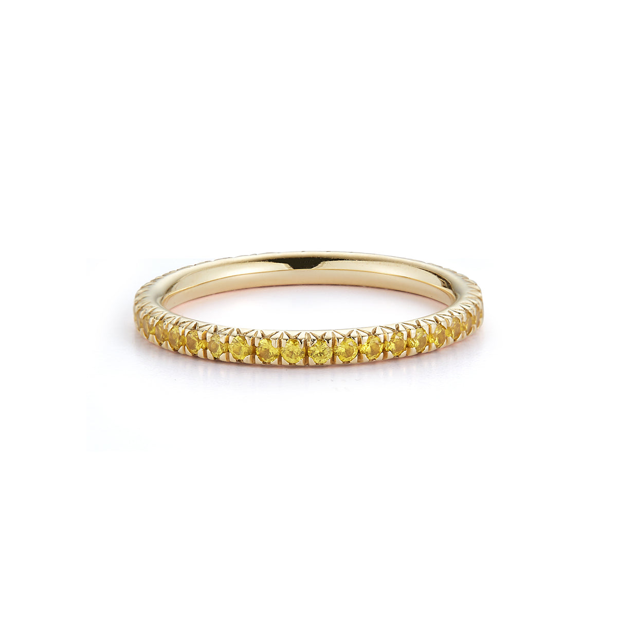 Yellow Sapphire "Forever" Ring