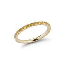 Yellow Sapphire "Forever" Ring